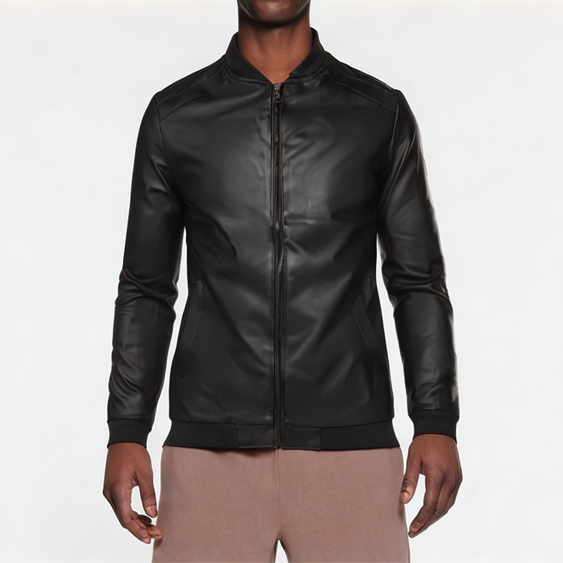 Men's Spring and Autumn PU Leather Jacket