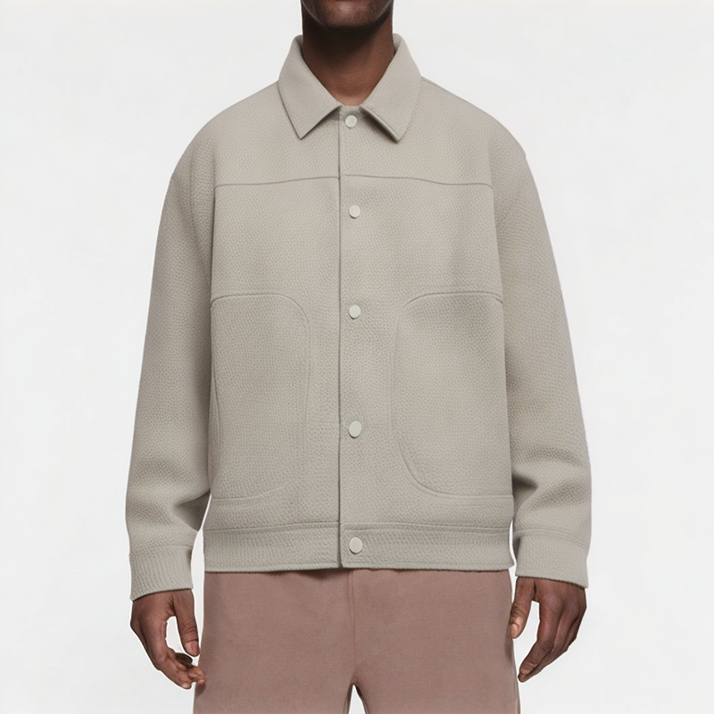 Spring Jacket Waffle Men’s Outerwear