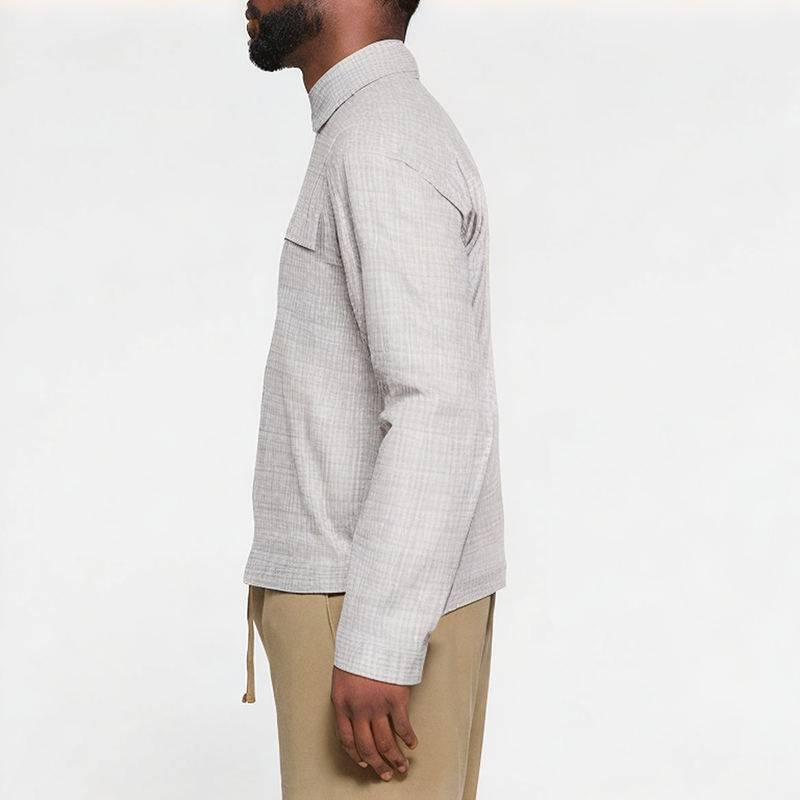 Trendy Plaid Men's Jacket