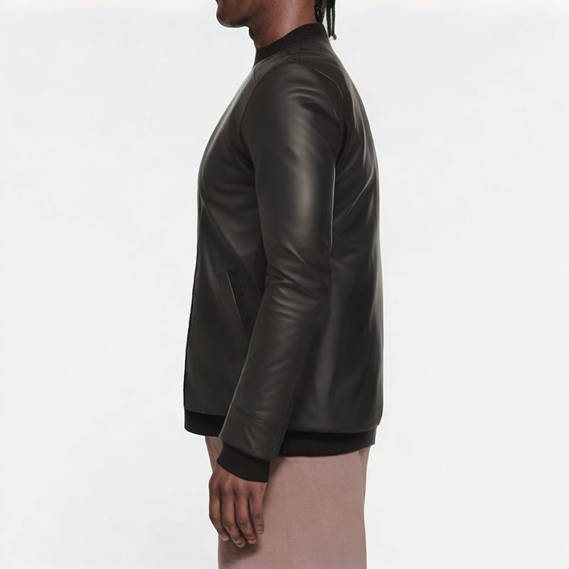 Men's Spring and Autumn PU Leather Jacket