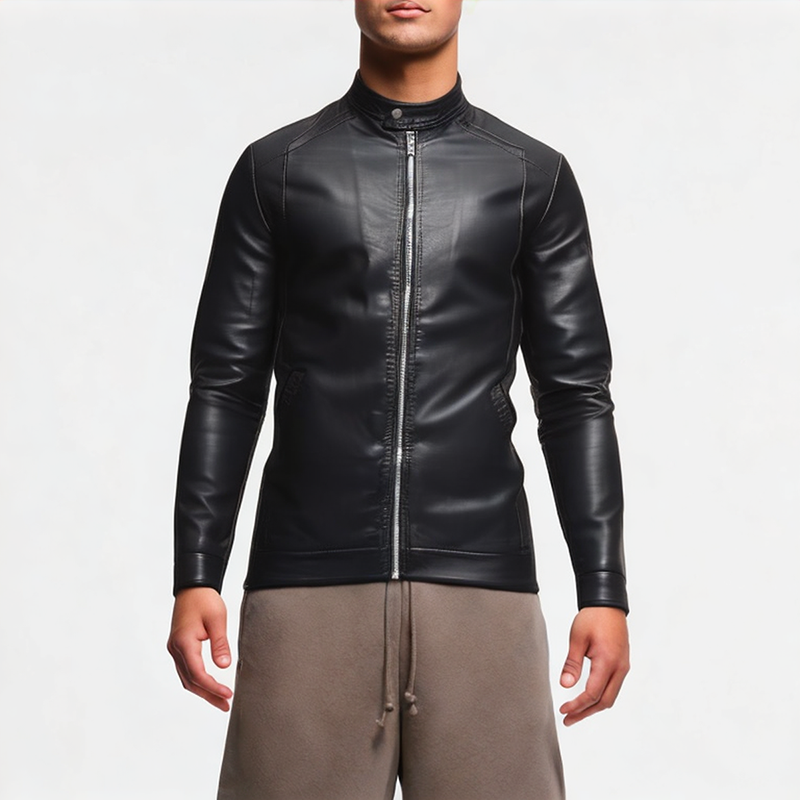 Men’s Biker Leather Jacket