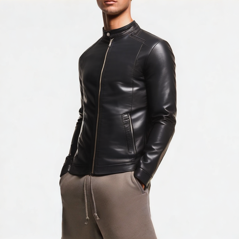 Men’s Biker Leather Jacket