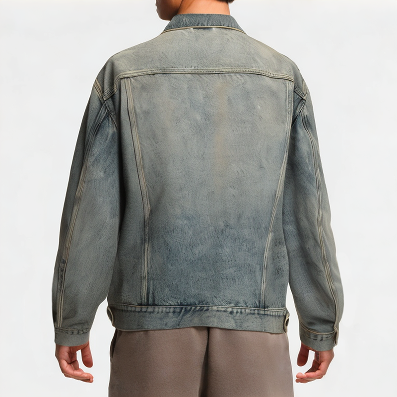 Men's Washed Denim Jacket