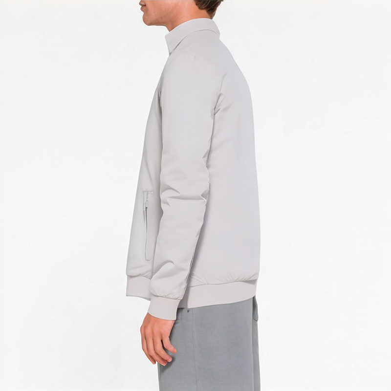 Men's Satin Bomber Jacket