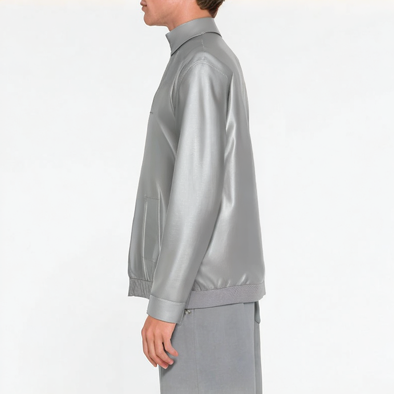 Trendy Shoulder Pad Men's Jacket