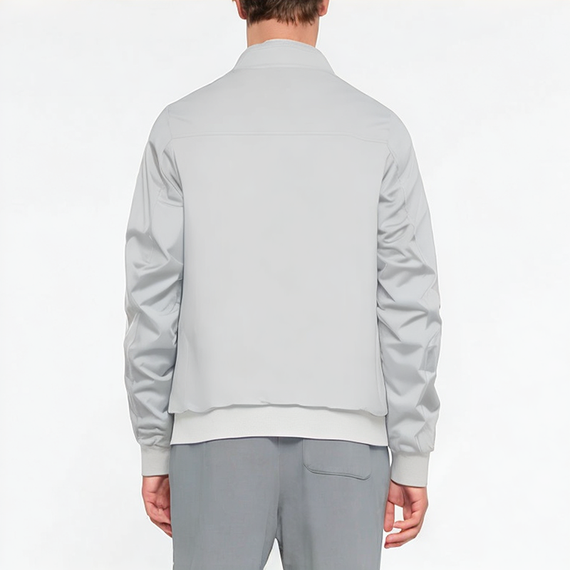 Men's Satin Bomber Jacket