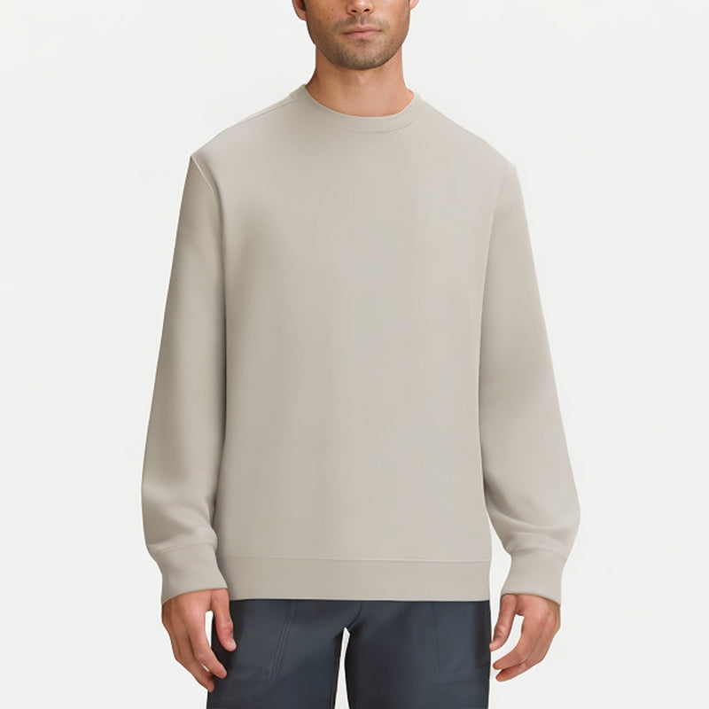 Men's Simple And Generous Loose Round Neck Sweatshirt