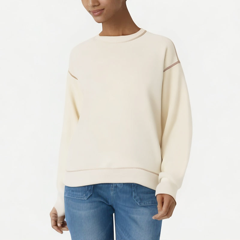 Women's Cartoon Print Plush Sweatshirt
