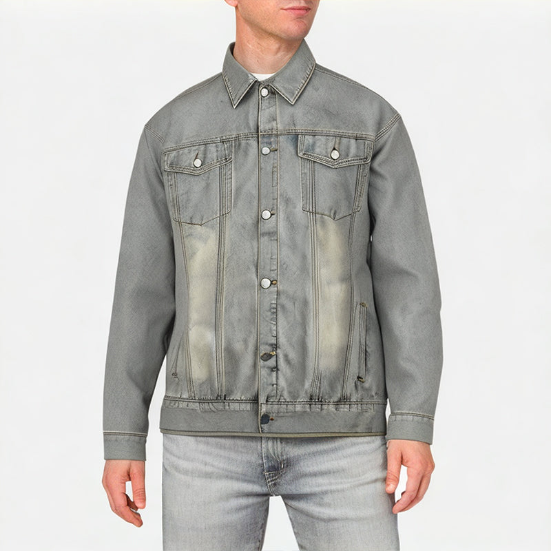 Men's Washed Denim Jacket