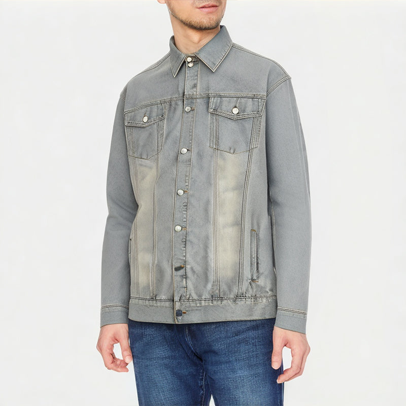 Men's Washed Denim Jacket
