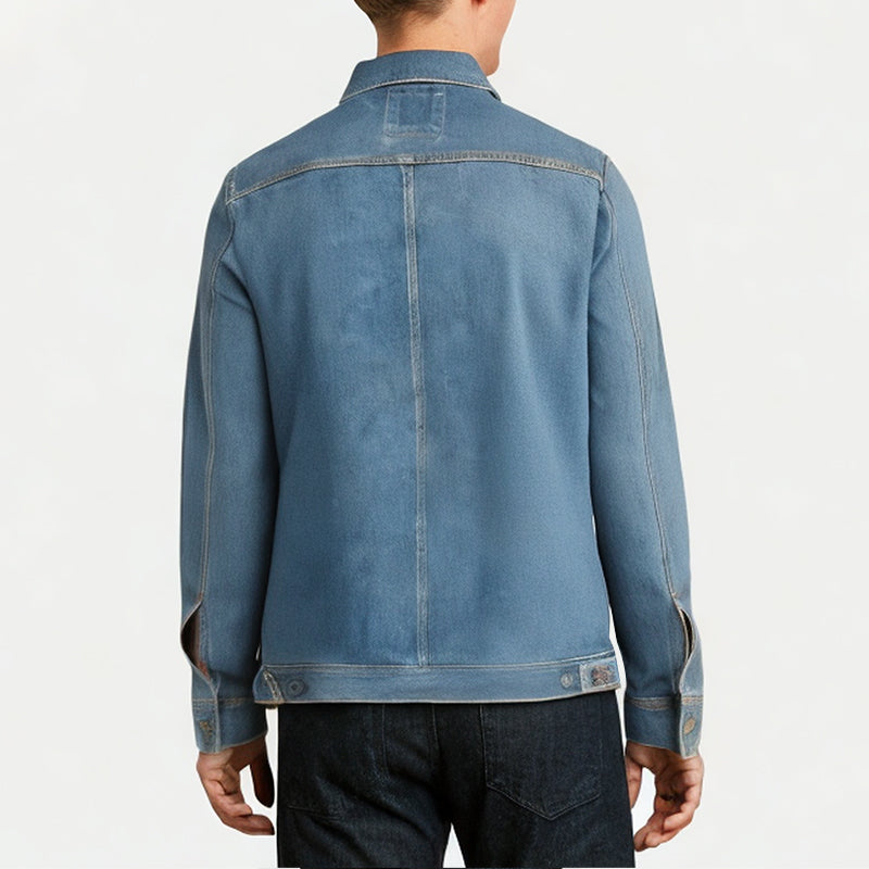 Men's Multi-Pocket Denim Jacket