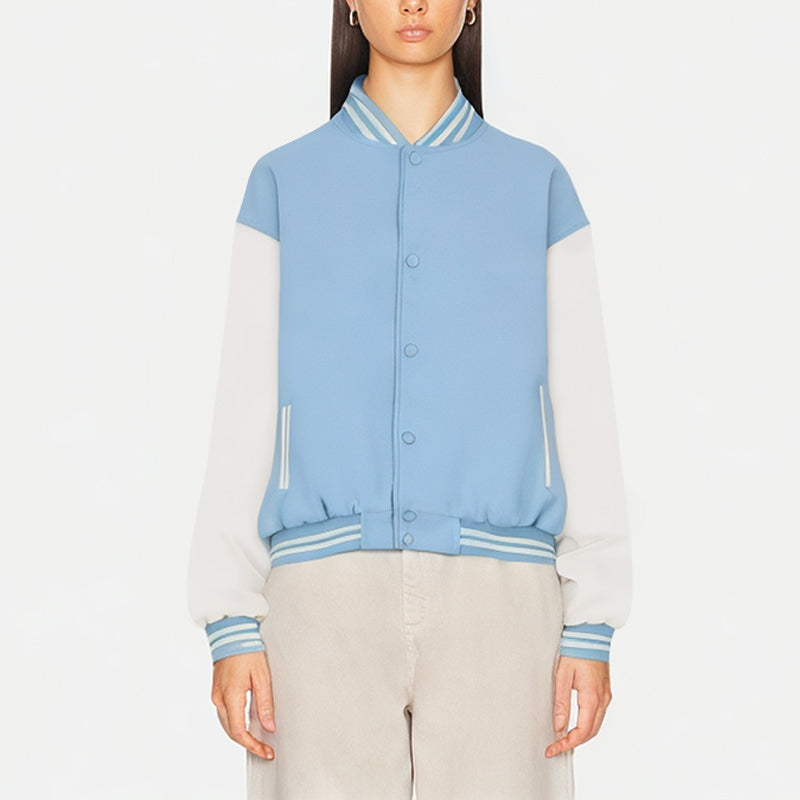 Spliced Baseball Jacket Women's Jacket