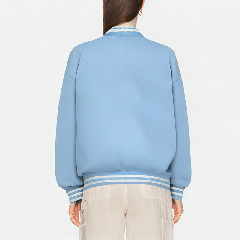 Spliced Baseball Jacket Women's Jacket