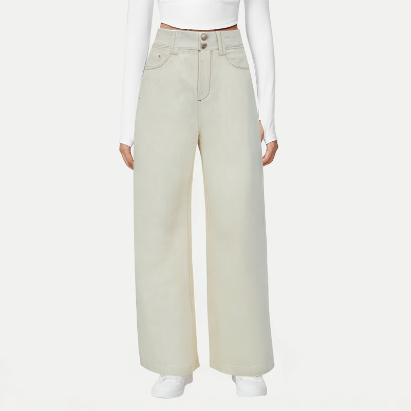 Women's Slim Wide-Leg Pants