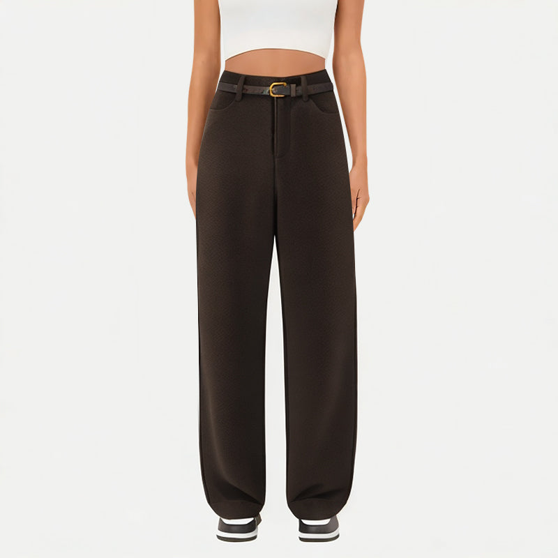 Women's Brushed Wide-Leg Pants