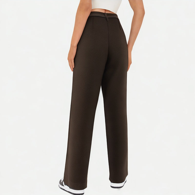 Women's Brushed Wide-Leg Pants