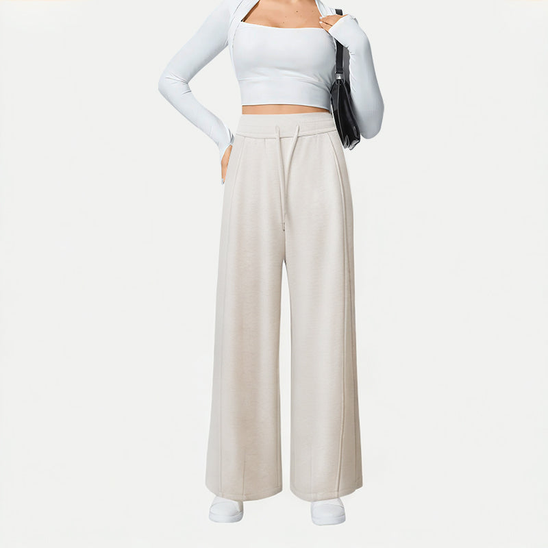 Women's Fleece Wide Leg Pants