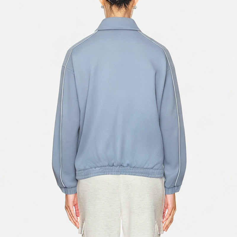Spring and Autumn Lazy Lapel Baseball Jacket